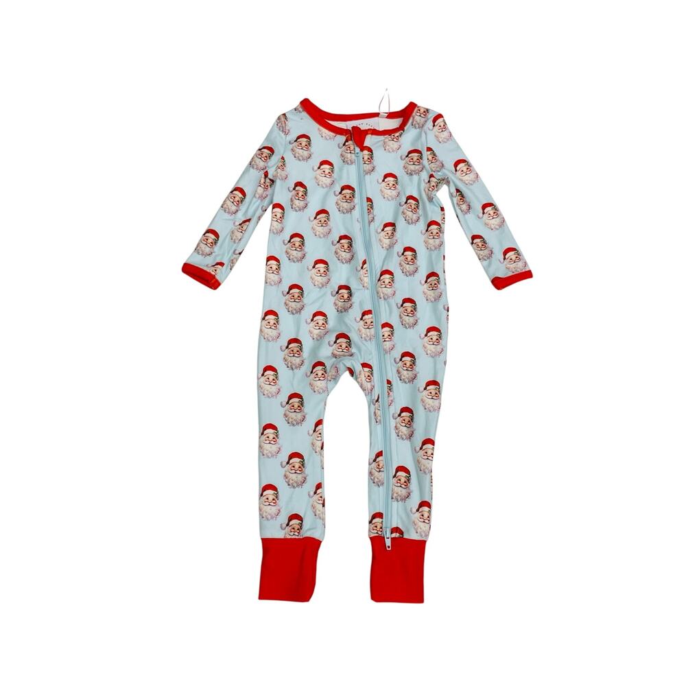 NWT Swoon Baby 3M Vintage Santa Zippy in blue